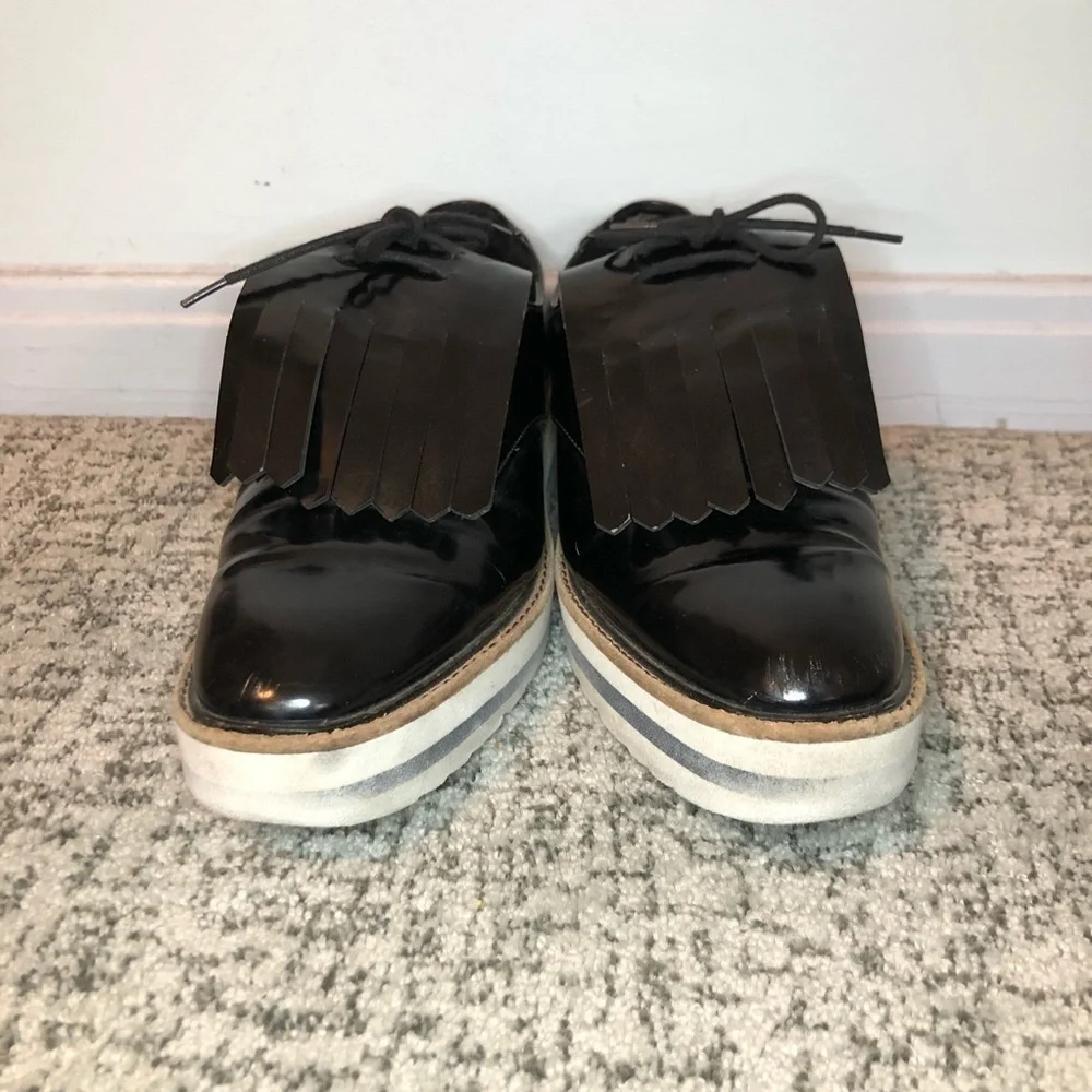 Zara black kiltie